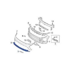 دفیوزر سپر جلو هیوندای کونا 20254 - هیوندا یدک