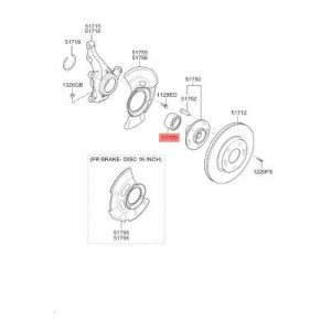 خرید بلبرینگ چرخ جلو هیوندای النترا - هیوندا یدک
